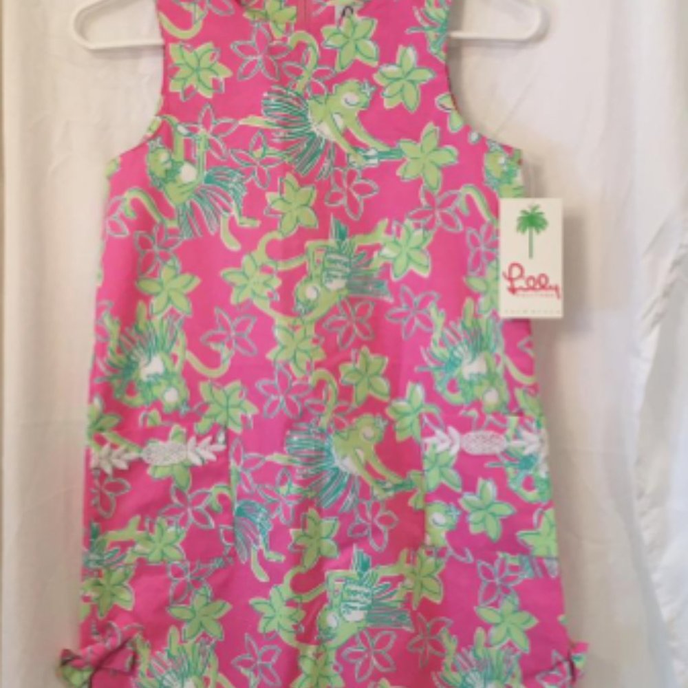 NWT Lilly Pulitzer Shift Dress 10 Rock a Hula